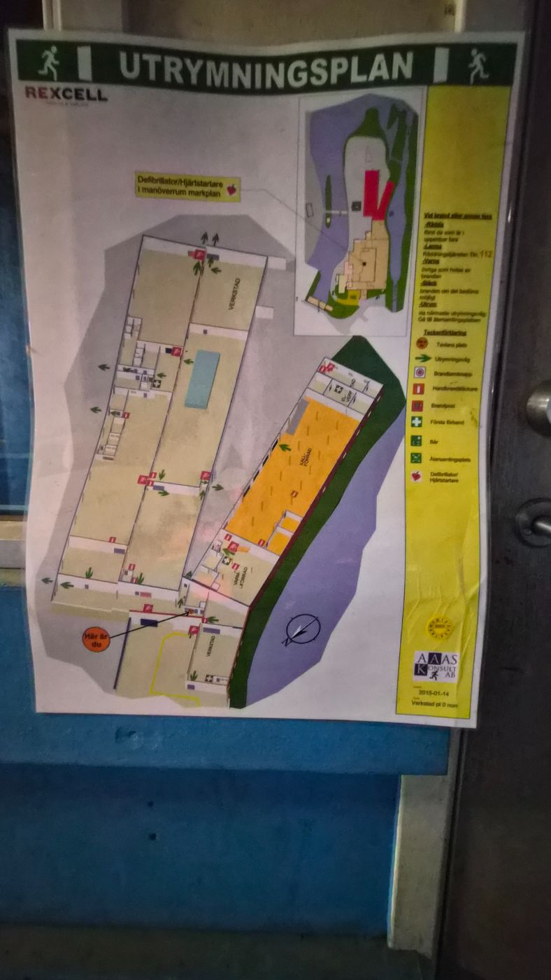 Busen 11 – evacuation plan